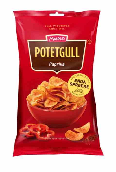 Bilde av Maarud Potetgull Paprika 40 gr.