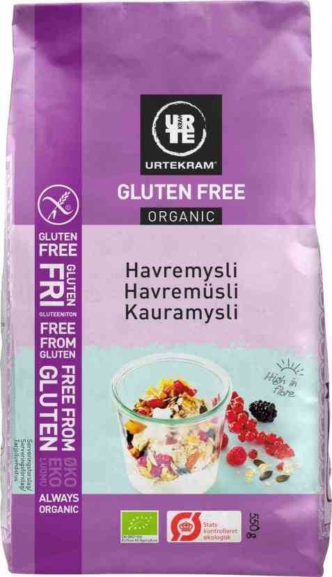 Bilde av Urtekram havremysli glutenfri.