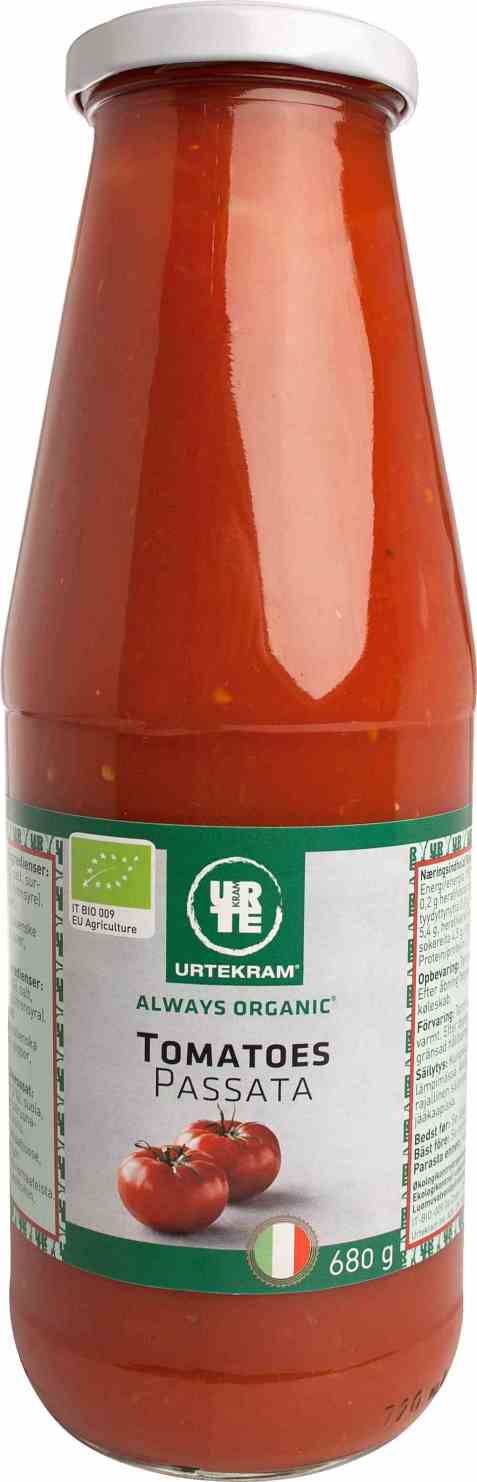 Bilde av Urtekram tomatoes passata.