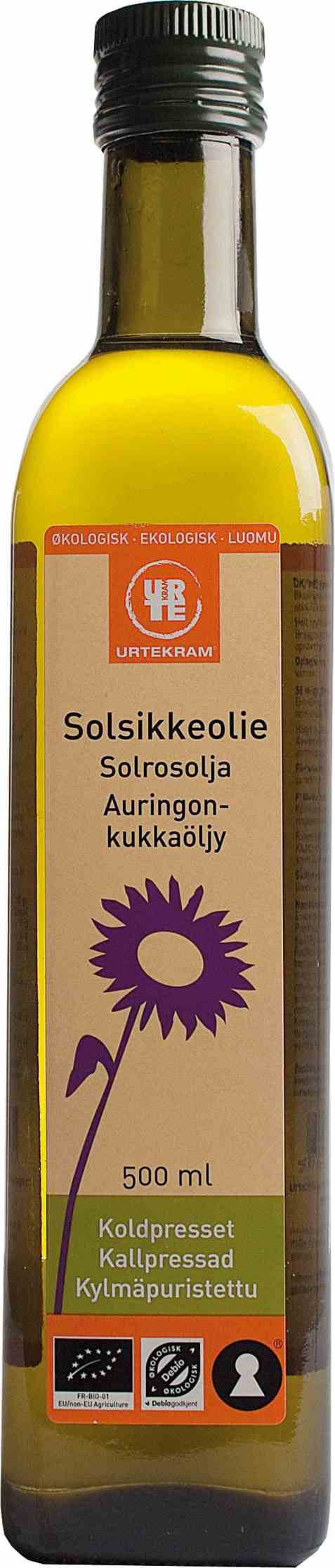 Bilde av Urtekram solsikkeolje 500 ml.