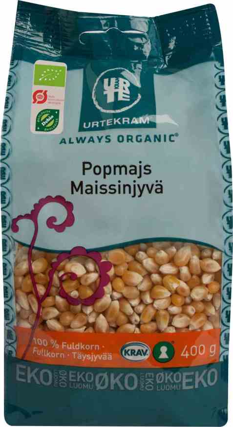 Bilde av Urtekram popkorn 400 gr.