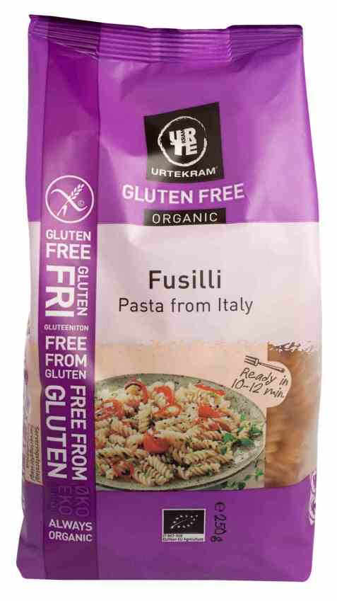 Bilde av Urtekram pasta fusilli glutenfri.