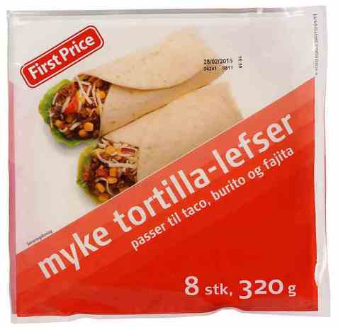 Bilde av First Price tortilla lefser 320 gr.