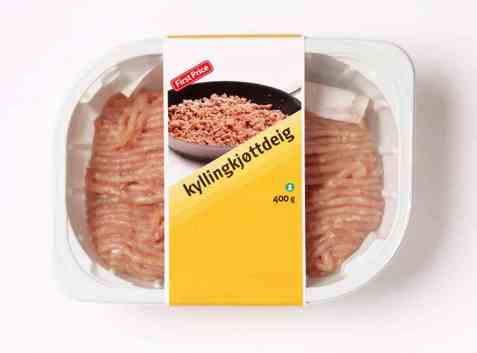 Bilde av First Price kyllingkjøttdeig.