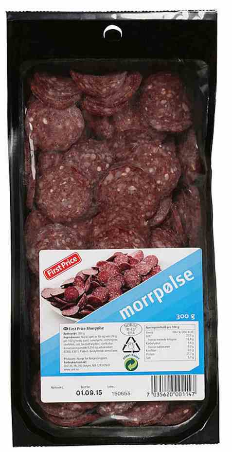 Bilde av First price morrpølse.