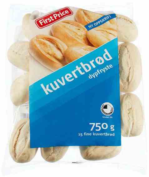 Bilde av First price kuvertbrød.
