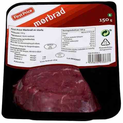 Bilde av First Price storfe mørbrad.