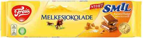 Bilde av Freia Melkesjokolade med smil Karamellfudge.