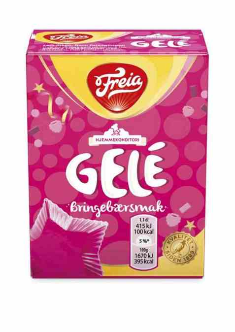 Bilde av Freia bringebærgele 230 gr.