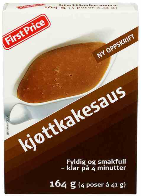 Bilde av First Price kjøttkakesaus 4 pk.