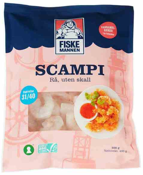 Bilde av Fiskemannen reker vannamei.