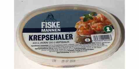 Bilde av Fiskemannen krepsehaler i lake 400 gr.