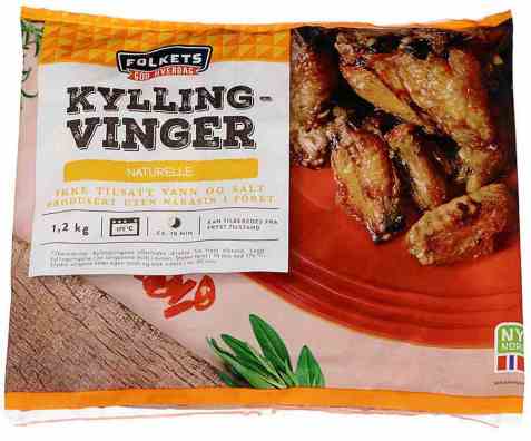 Bilde av Folkets kyllingvinger 1,2 kg. Bilde av Folkets kyllingvinger 1,2 kg.