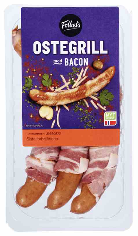 Bilde av Folkets ostegrill med bacon.