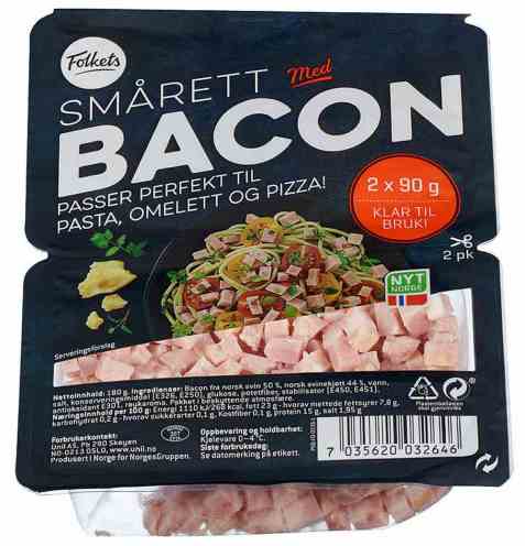 Bilde av Folkets smårett med bacon.
