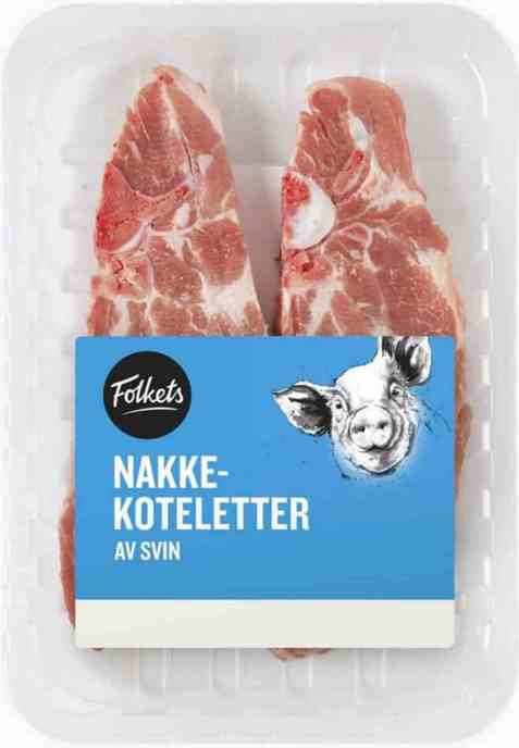 Bilde av Folkets svin nakkekotelett 2pk.