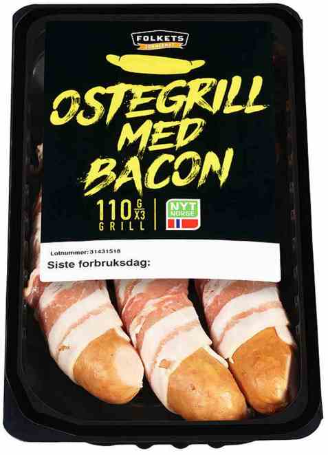 Bilde av Folkets ostegrill med bacon kiwi.