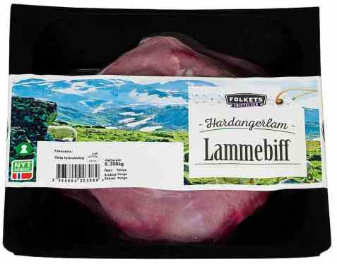 Bilde av Folkets lammebiff fra hardangerlam.