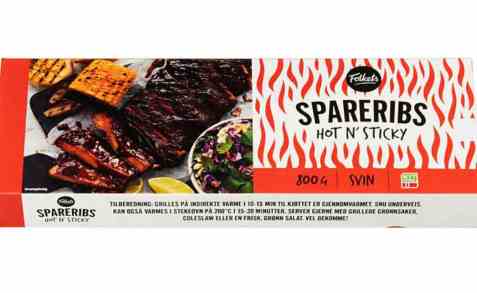 Bilde av Folkets spareribs svin hot and sticky.