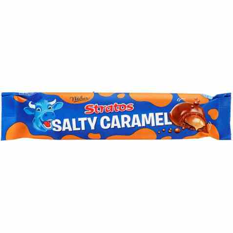 Bilde av Nidar Stratos salty caramel bar.