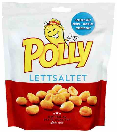 Bilde av Polly peanøtter lettsaltet 300 gr.