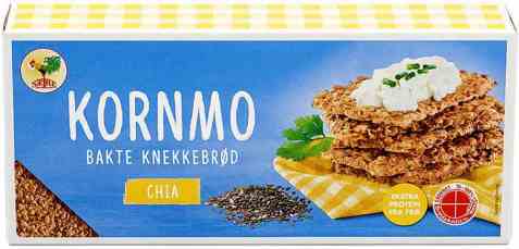 Bilde av Sætre kornmo knekkebrød chia.