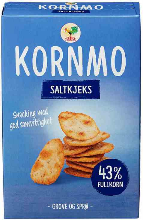 Bilde av Sætre kornmo salt kjeks.