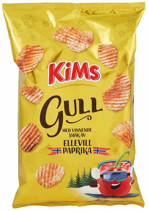 Bilde av Kims potetgull ellevill paprika.