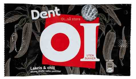 Bilde av Dent Oi lakris og chili.