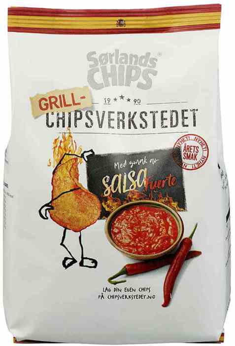 Bilde av Sørlandschips chipsverkstedet salsa.