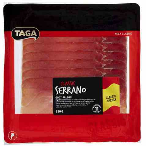 Bilde av Taga classic serranoskinke 150 gr.