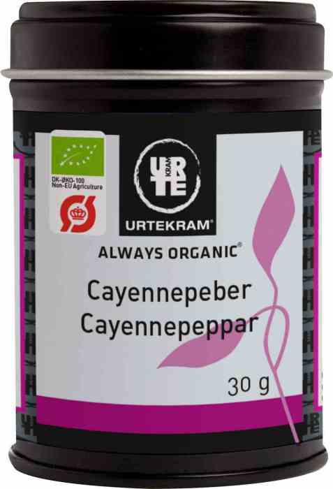 Bilde av Urtekram cajennepepper. Bilde av Urtekram cajennepepper.