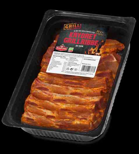 Bilde av Nordfjord krydret grillribbe.