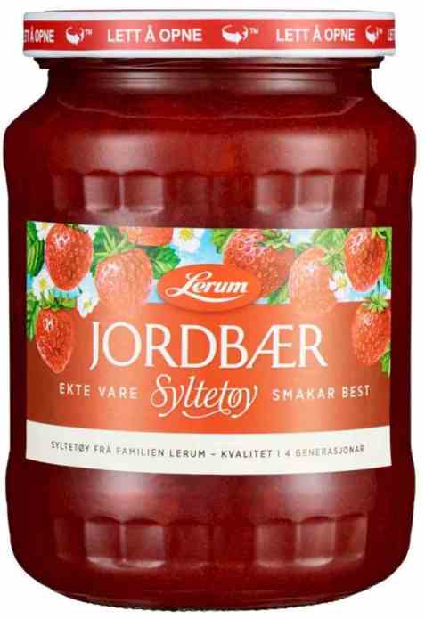 Bilde av Lerum Jordbærsyltetøy 800 gr.