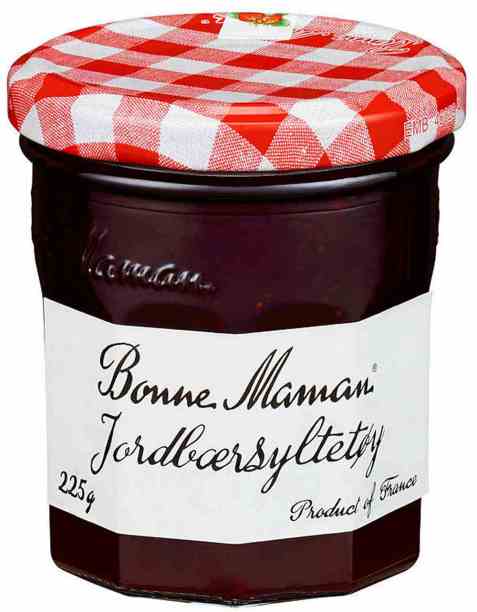 Bilde av Bonne Maman jordbærsyltetøy.
