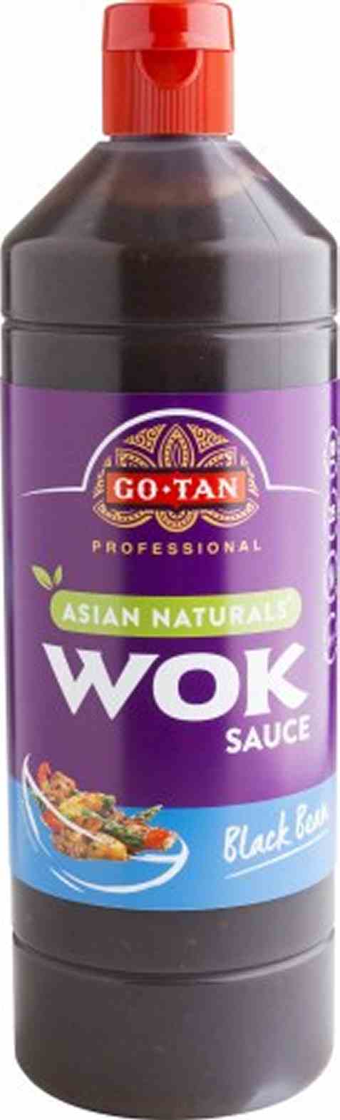 Bilde av Go-Tan Asian Naturals Woksaus black bean 1 liter.