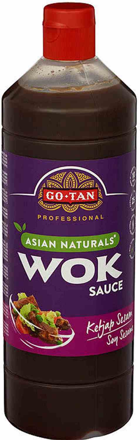 Bilde av Go-tan Asian Naturals woksaus Ketjap sesam 1 liter.
