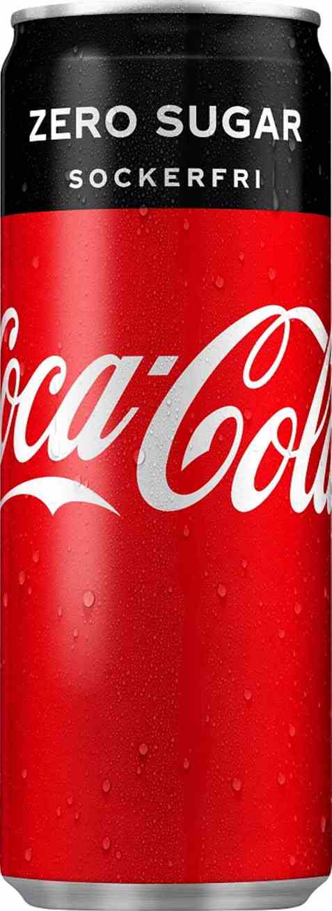 Bilde av Coca Cola uten sukker boks 0,25.