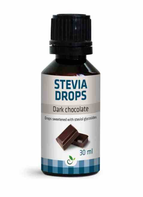 Bilde av Stevia Dråper dark chocolate.