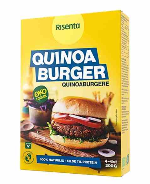 Bilde av Risenta quinoaburgere.
