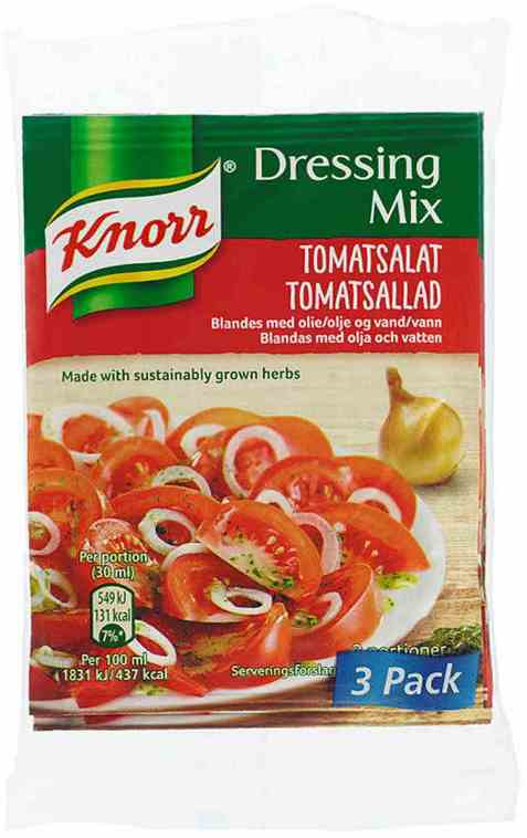 Bilde av Knorr tomat dressingmix.