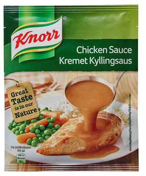 Bilde av Knorr kremet kyllingsaus.