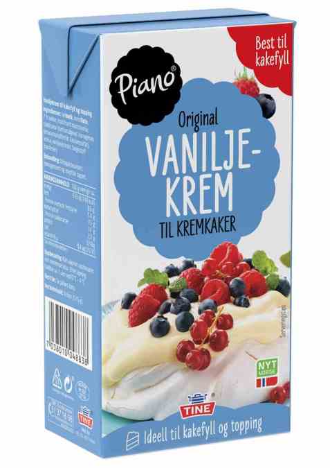 Bilde av Tine Piano Vaniljekrem.