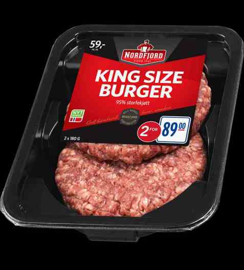 Bilde av Nordfjord king size burger.