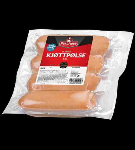 Bilde av Nordfjord kjøttpølse skinnfri røkt.
