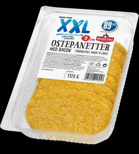 Bilde av Nordfjord ostepanetter med bacon xxl.