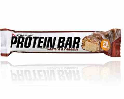 Bilde av Nutramino Proteinbar crispy vanilla.