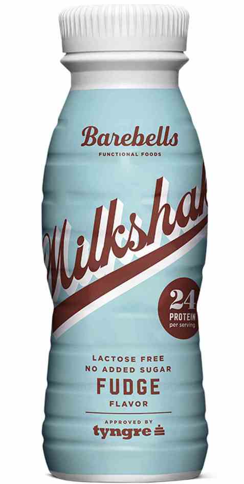Bilde av Barebells milkshake fudge.