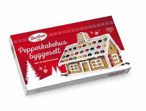 Bilde av Berthas pepperkakehus.