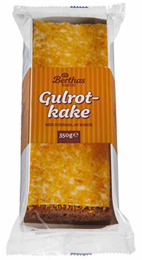 Bilde av Berthas gulrotkake.